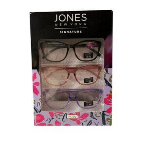 Jones New York Signature Reading Glasses NEW Open Box +1.50 (3 Pack)